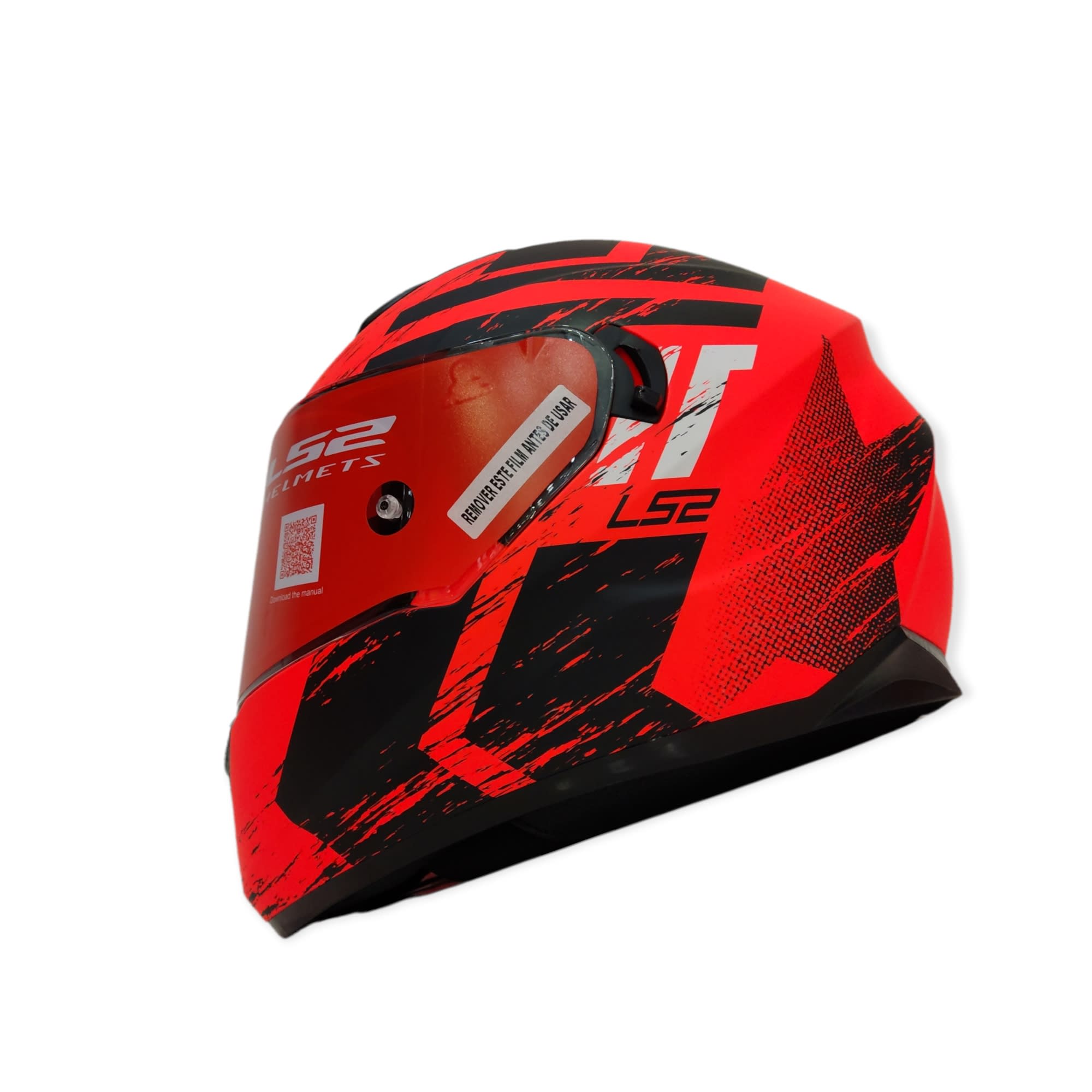 CASCO LS2 FF 320 EVO HUNTER NEG NAR FLUOR