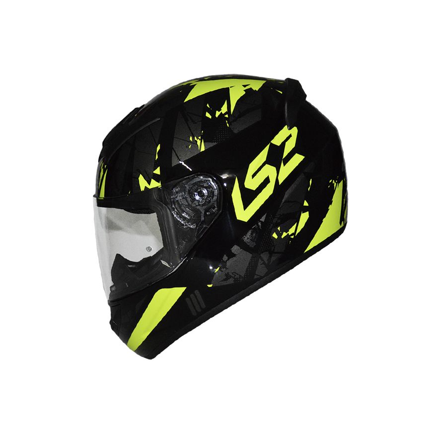CASCO LS2 FF 352 PALIMNESIS NEGRO AMARILLO