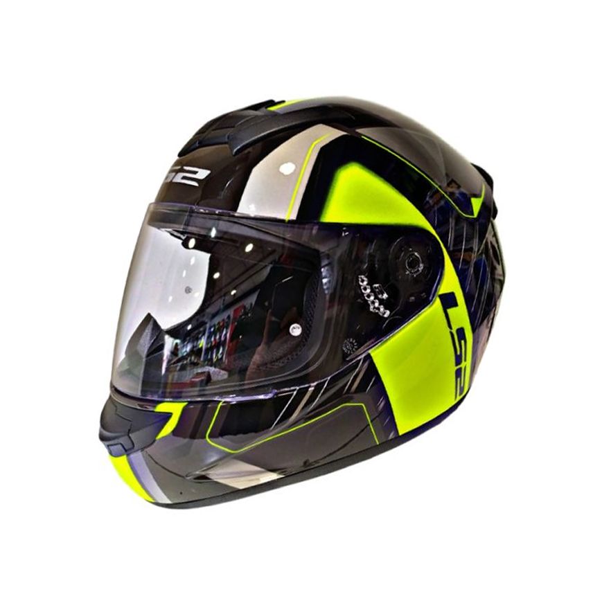 CASCO LS2 FF 352 GOLD NEGRO AMARILLO