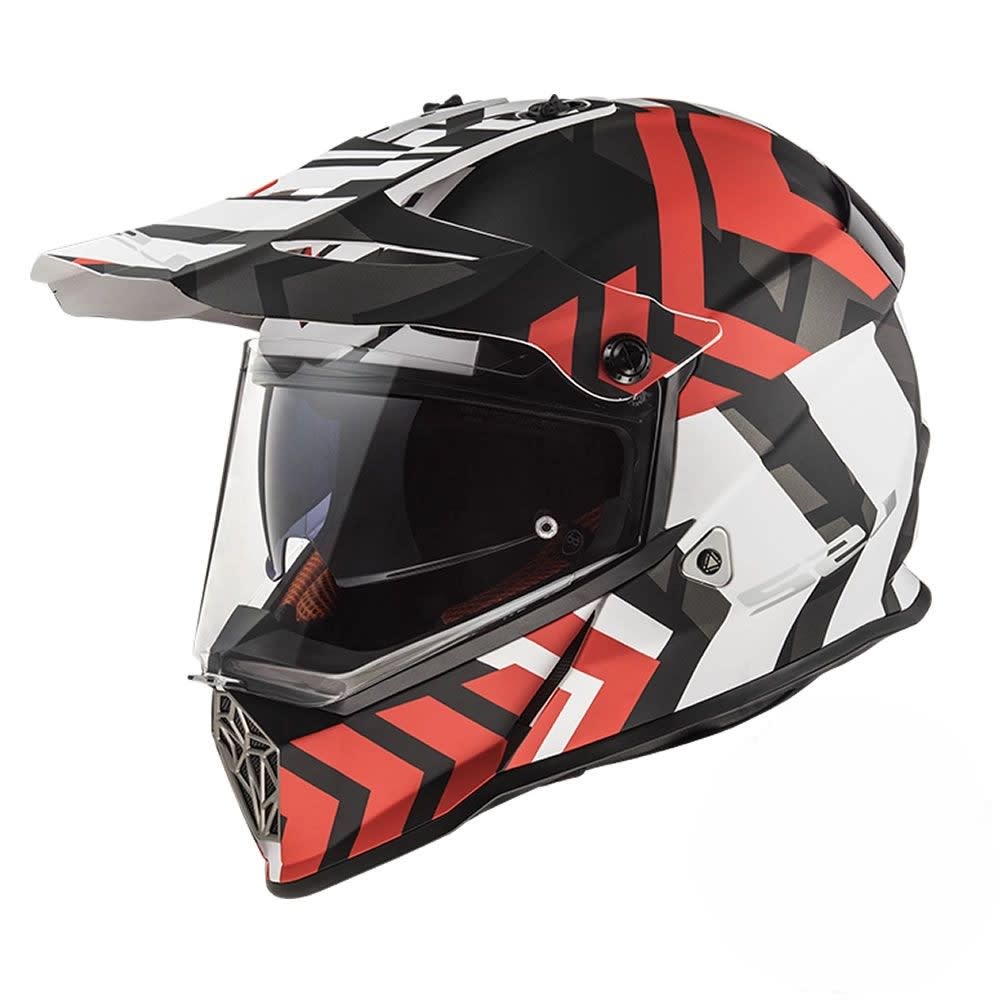CASCO LS2 MX 436 EVO EXTREME NGO/ROJO
