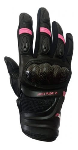GUANTE ATROX AT 4148 CORTO NEGRO/ROSA