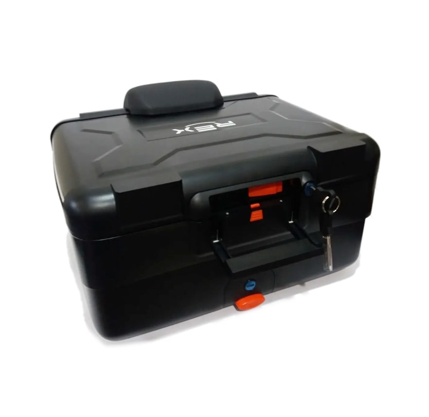 MALETA TOP CASE REX E-69X RESP. EXP. NEGRA