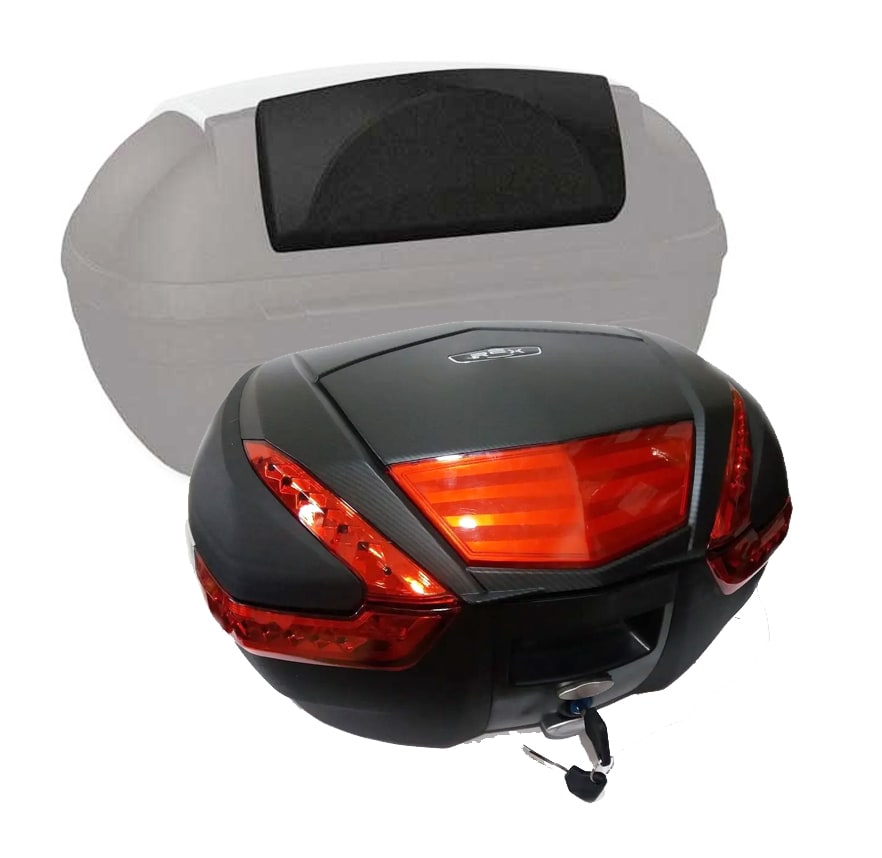 MALETA TOP CASE REX E-68 DE 48 LTS C/RESPALDO