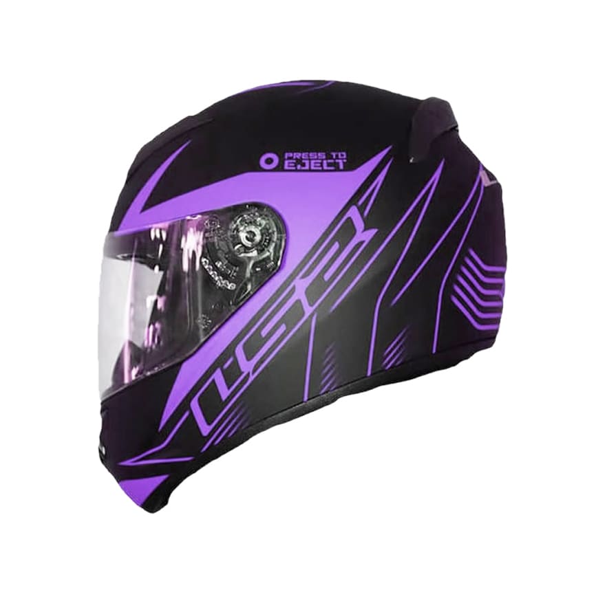 CASCO LS2 FF 352 LIGHTER NEGRO PURPURA