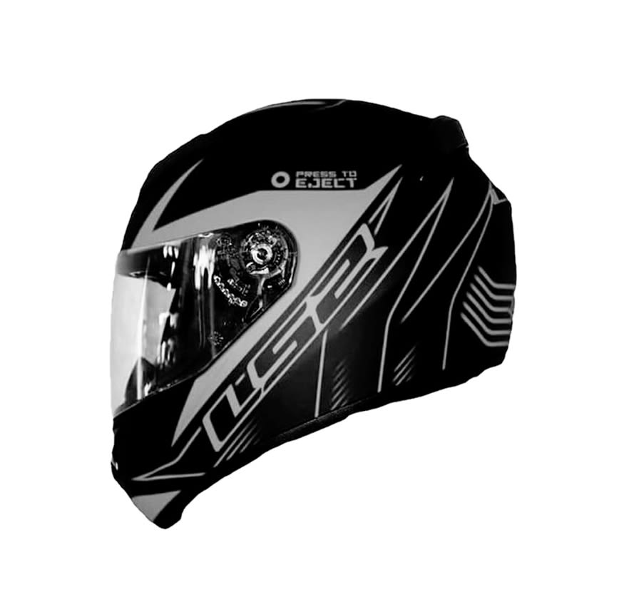 CASCO LS2 FF 352 LIGHTER NEGRO GRIS