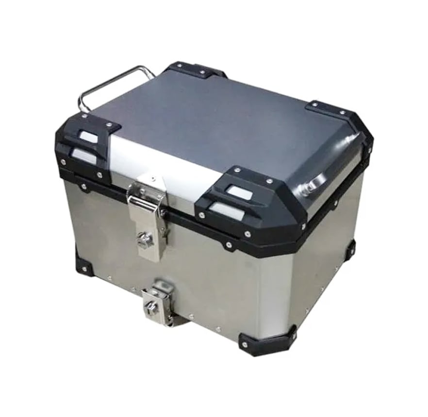 MALETA TOP CASE ALUMINIO E-70 GRIS