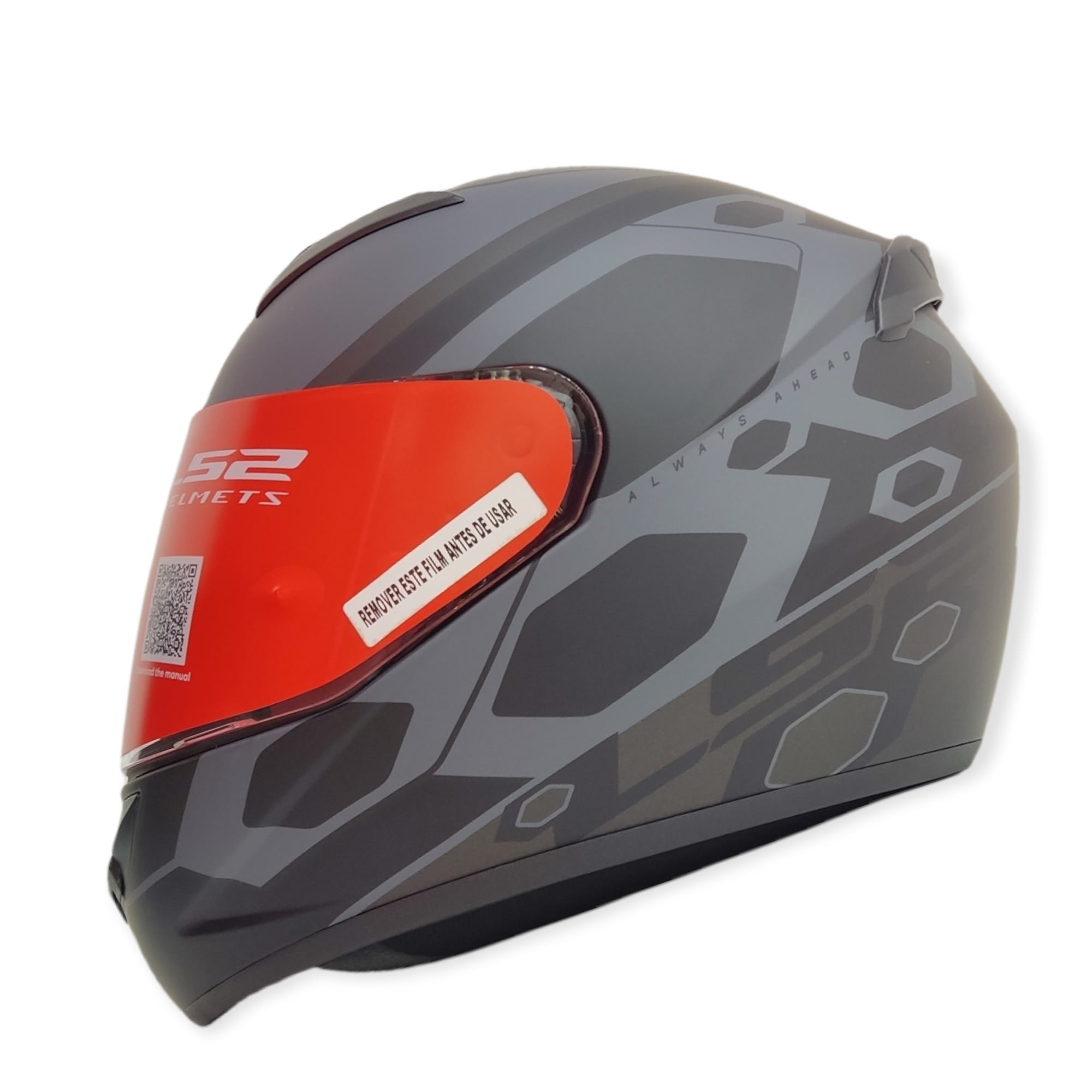 CASCO LS2 FF 352 MEIN NEG GRIS MAT