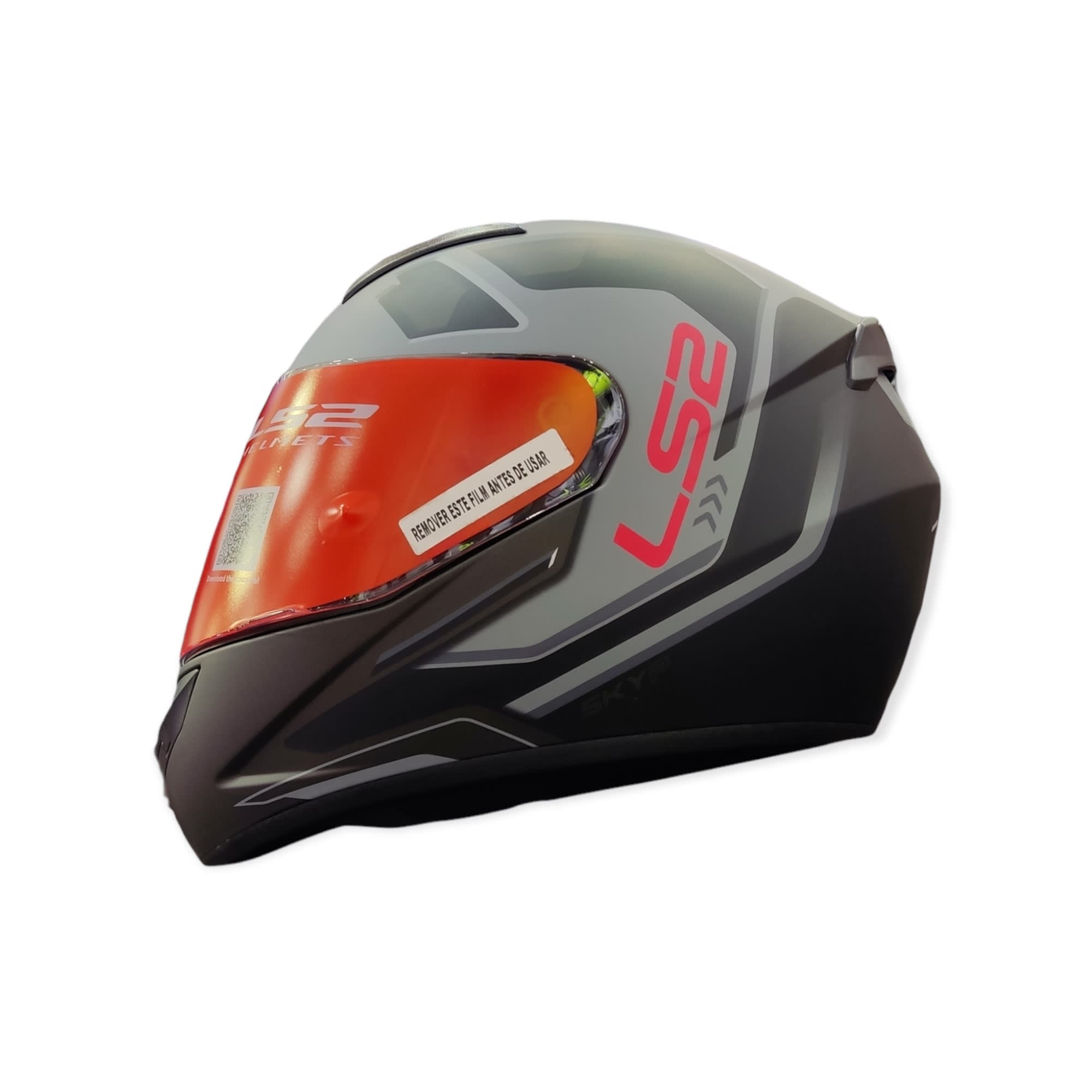 LS2 FF 352 IRONFACE MATT BLACK GREY