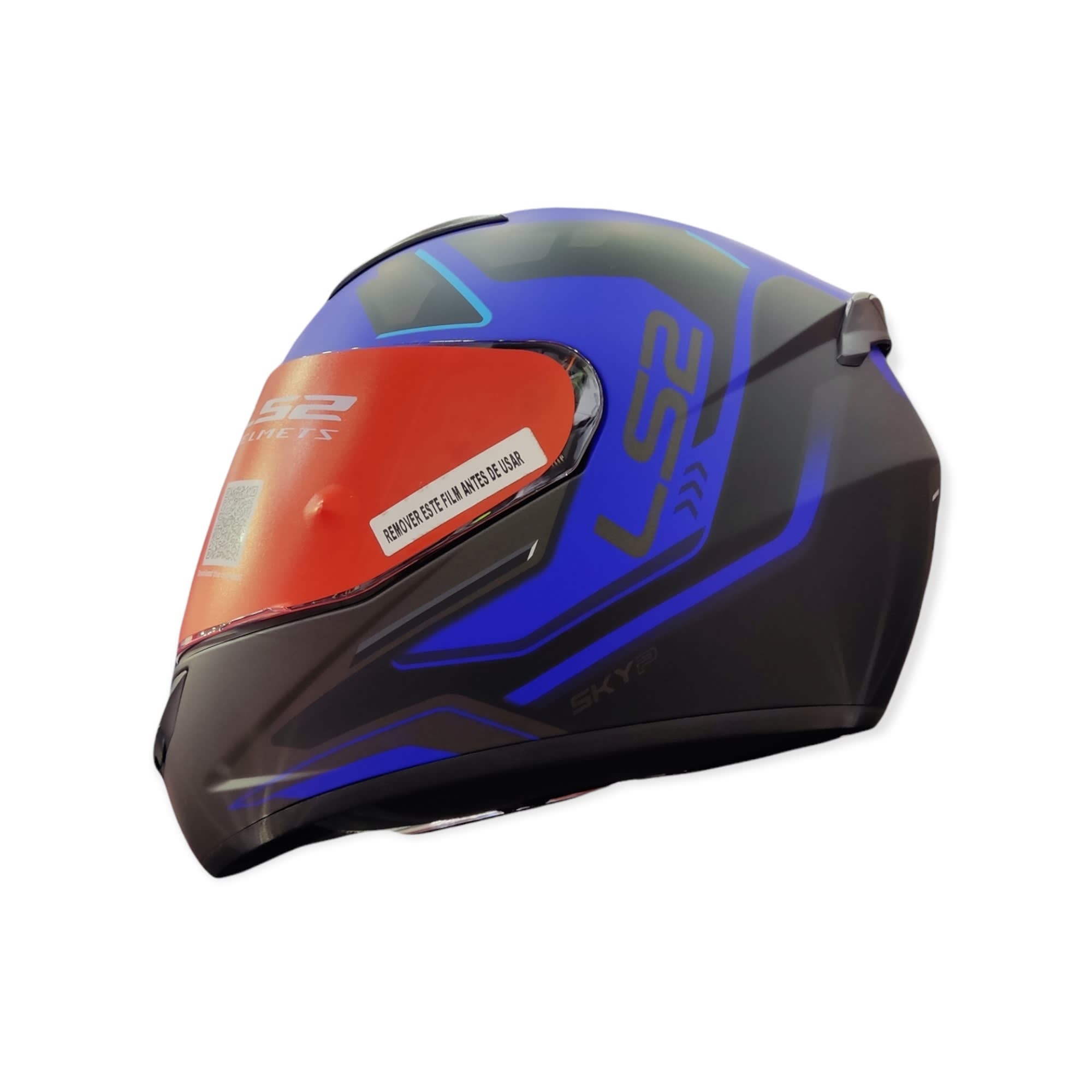 LS2 FF 352 IRONFACE MATT BLACK BLUE