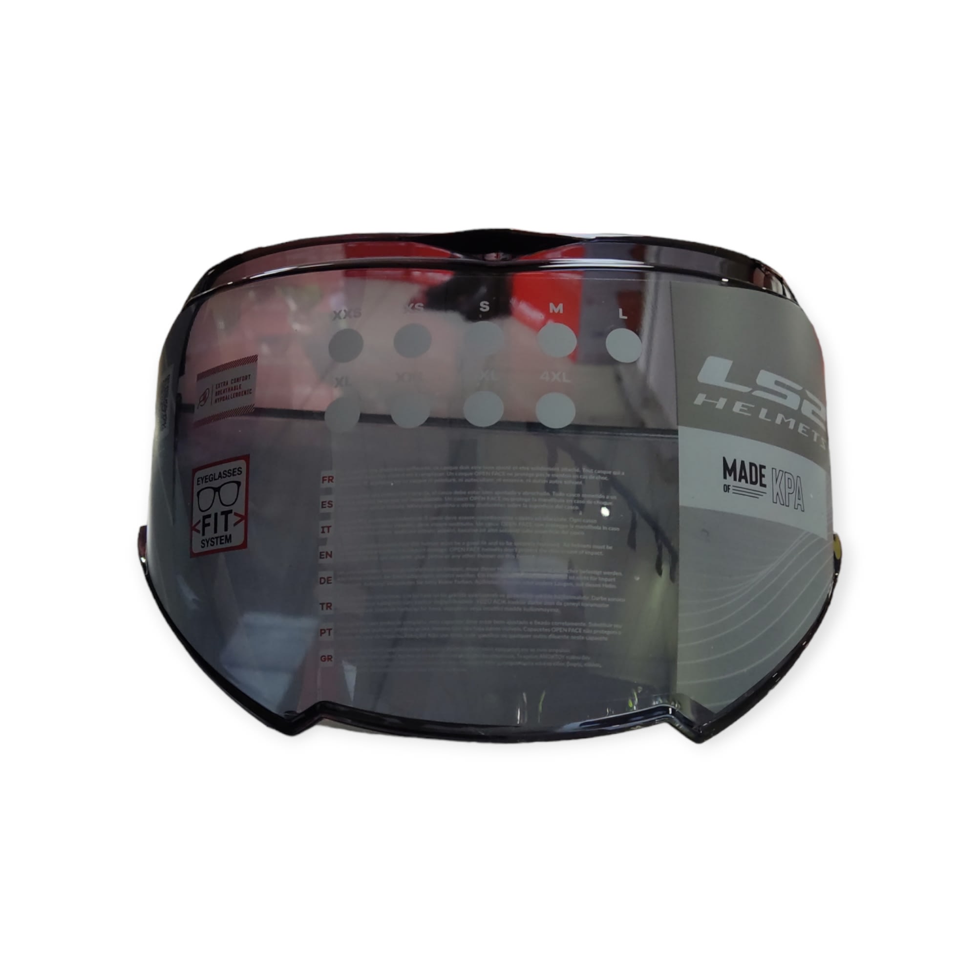 VISOR MICA LS2 FF 900 ANTIFOG NEGRA