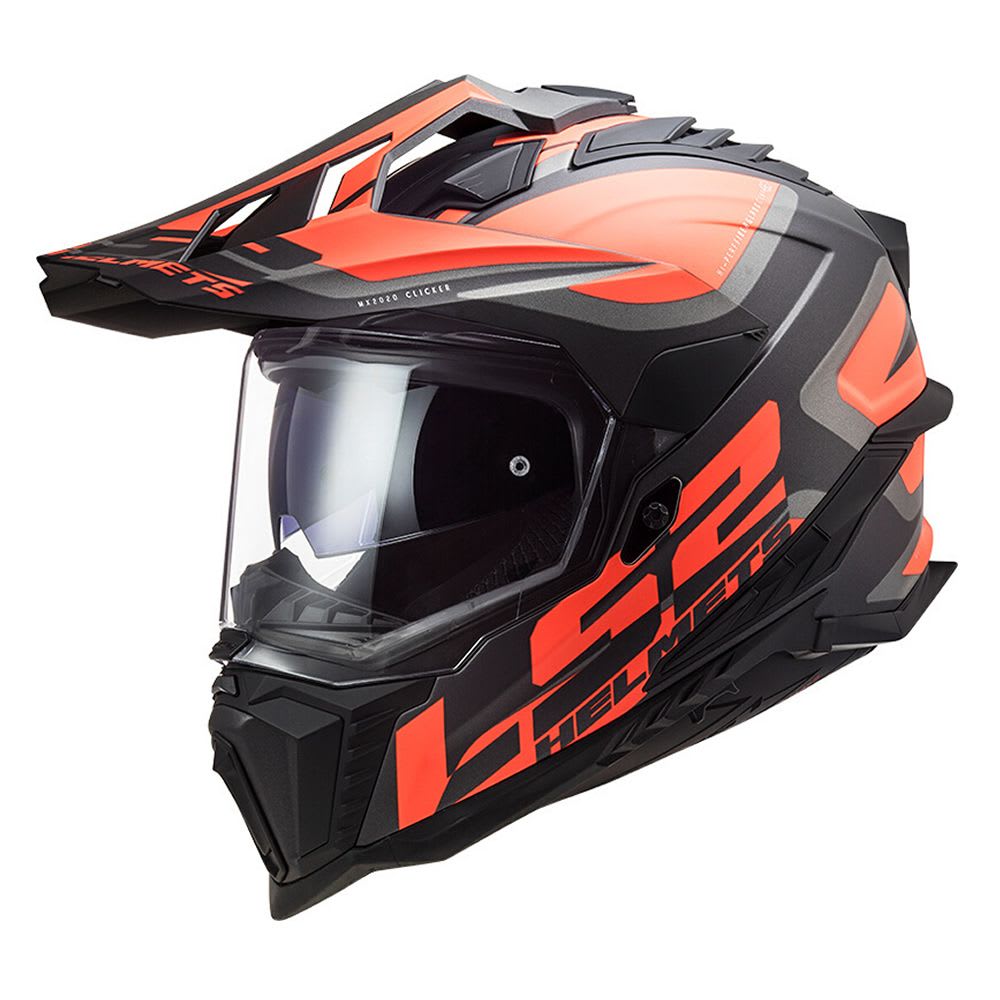 CASCO LS2 MX701 EXPLORER ALTER NEGRO NARANJO MATTE