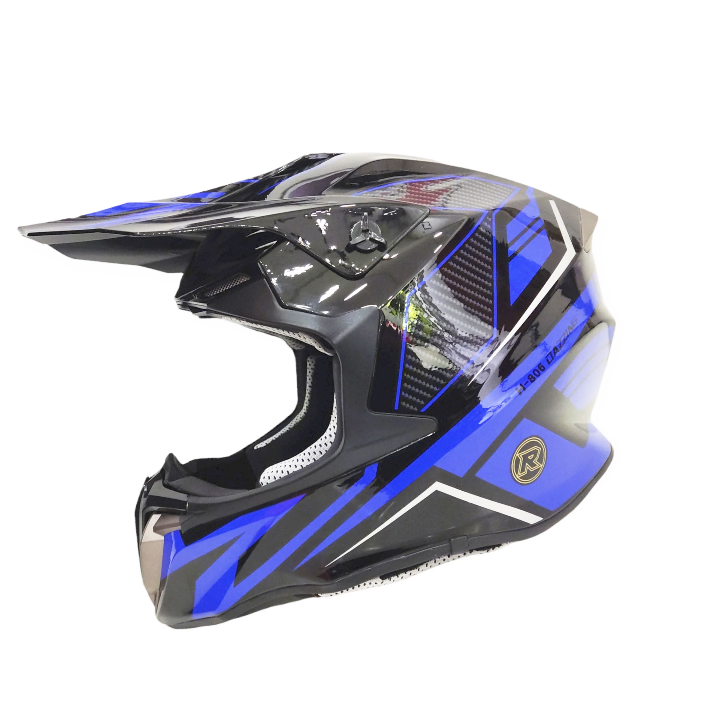 CASCO CROSS AREX MR-806 NEGRO AZUL