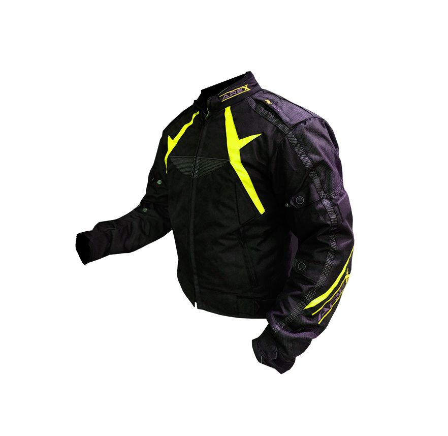CHAQUETA AREX FREEDOM NEGRA AMARILLA (LIQUIDACION SIN CAMBIO NI DEVOLUCION)