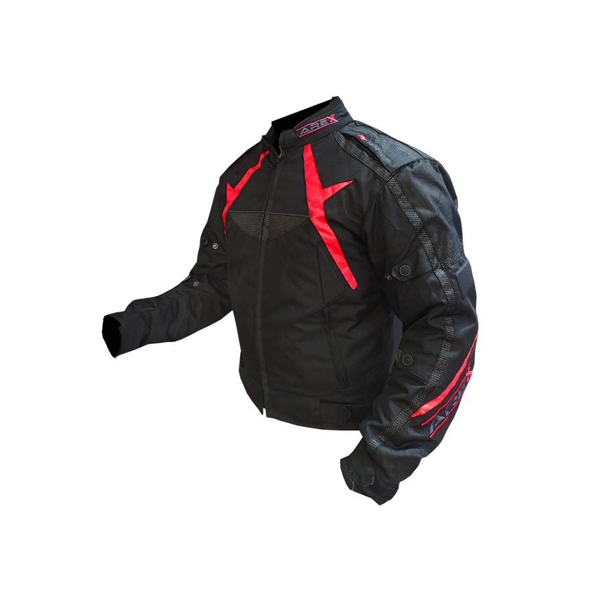 CHAQUETA AREX FREEDOM NEGRA ROJA (LIQUIDACION SIN CAMBIO NI DEVOLUCION)