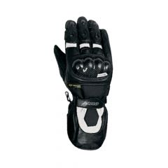 GUANTE ATROX CE 4312 LARGO CUERO NEGRO/BLANCO