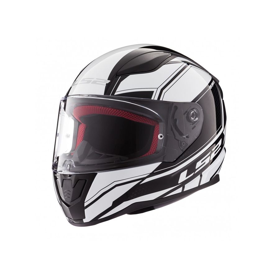 CASCO LS2 FF 353 RAPID INFINITY NEGRO BLANCO
