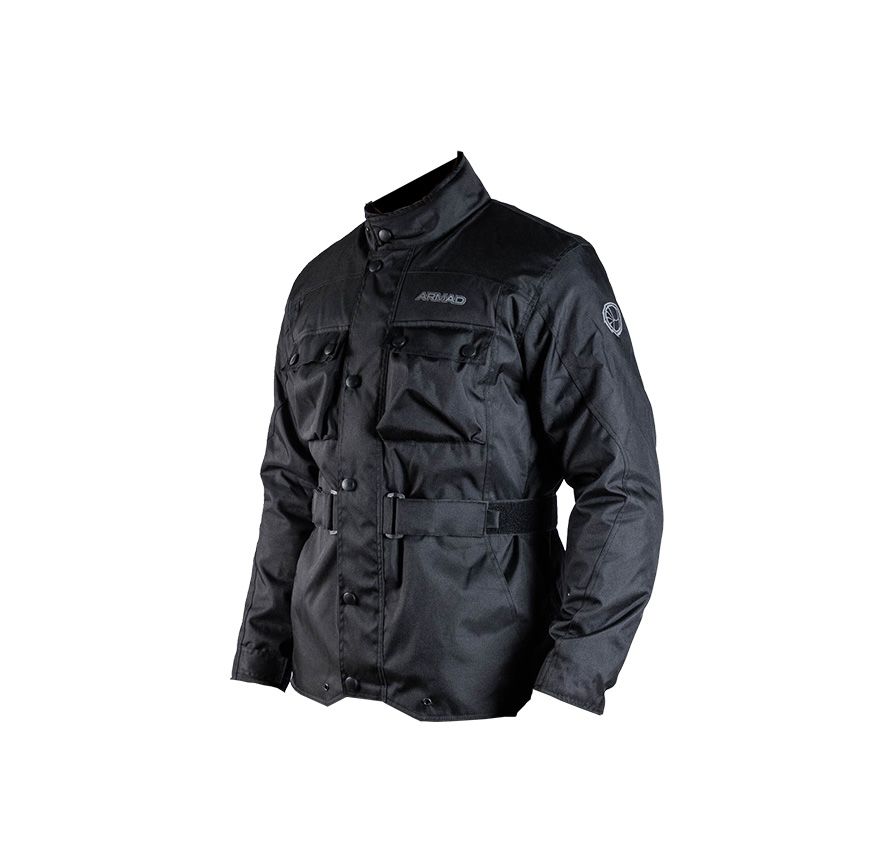 CHAQUETA ARMAD LEON LARGA NEGRA