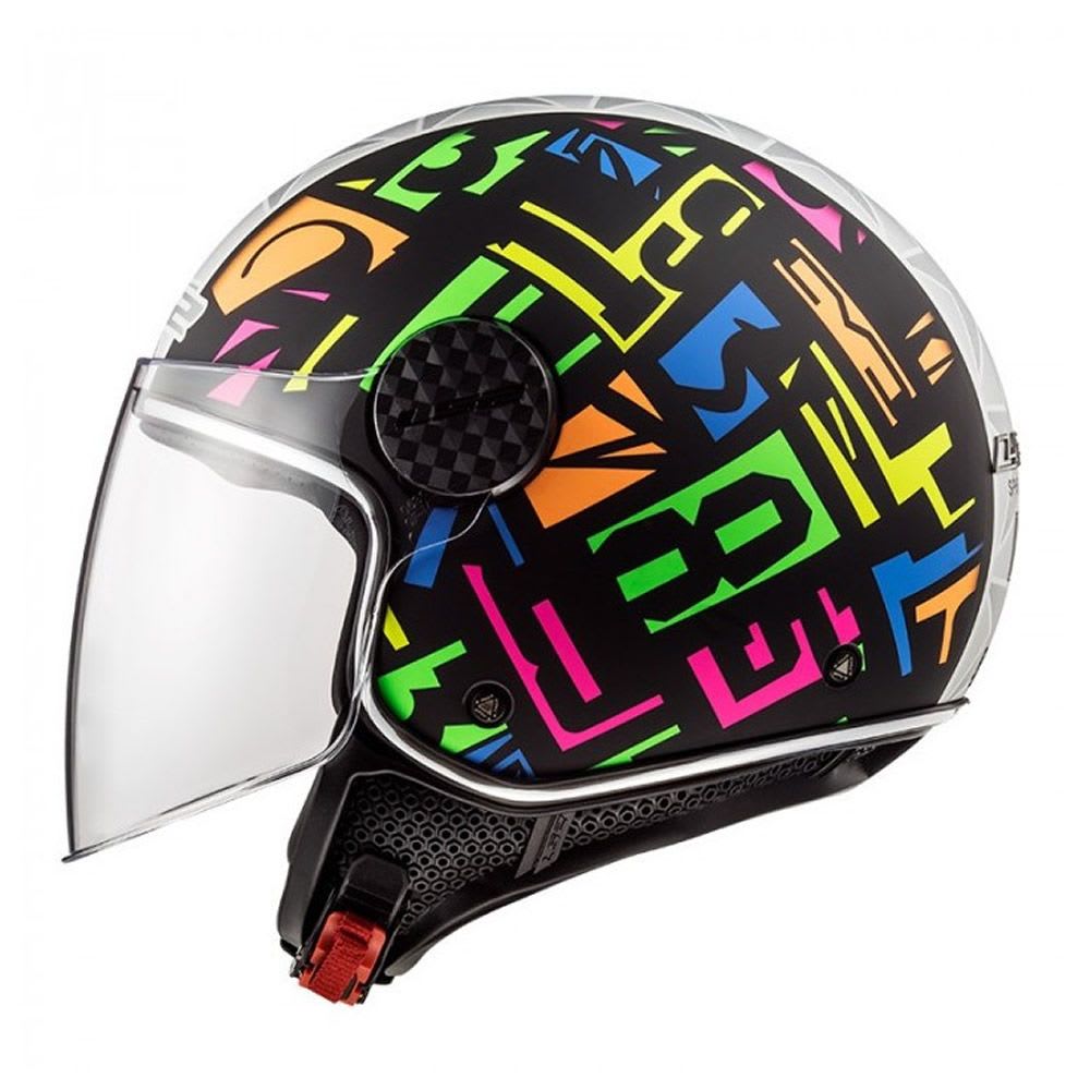 CASCO LS2 OF558 SPHERE LUX CRISP NEGRO AMARILLO