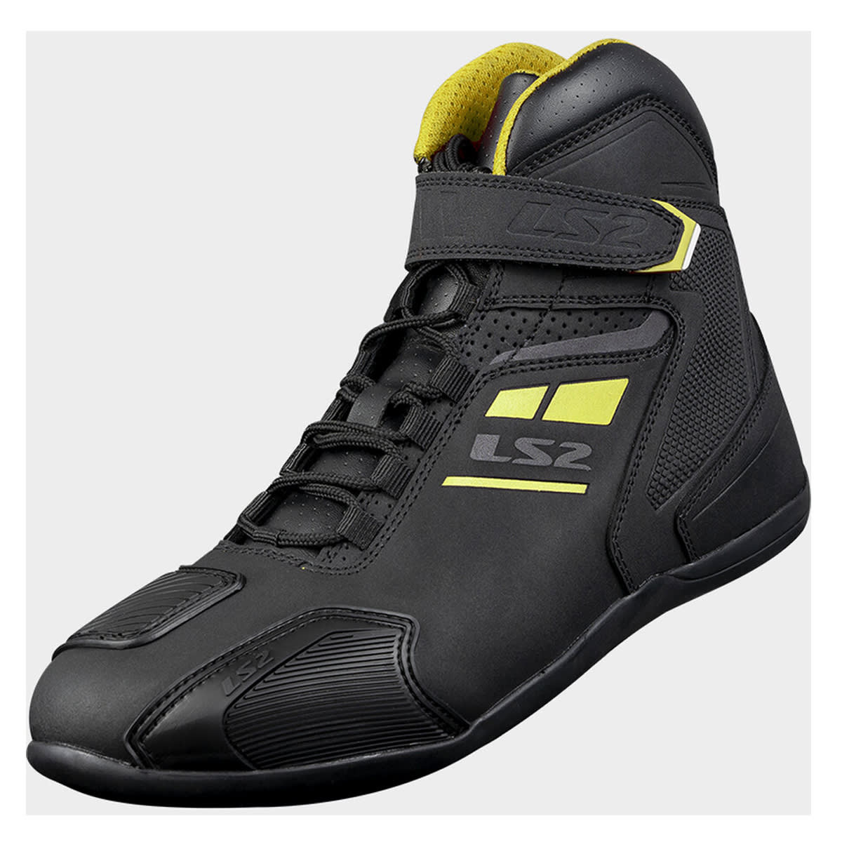 BOTA LS2 GARRA NEGRA AMARILLA HOMBRE