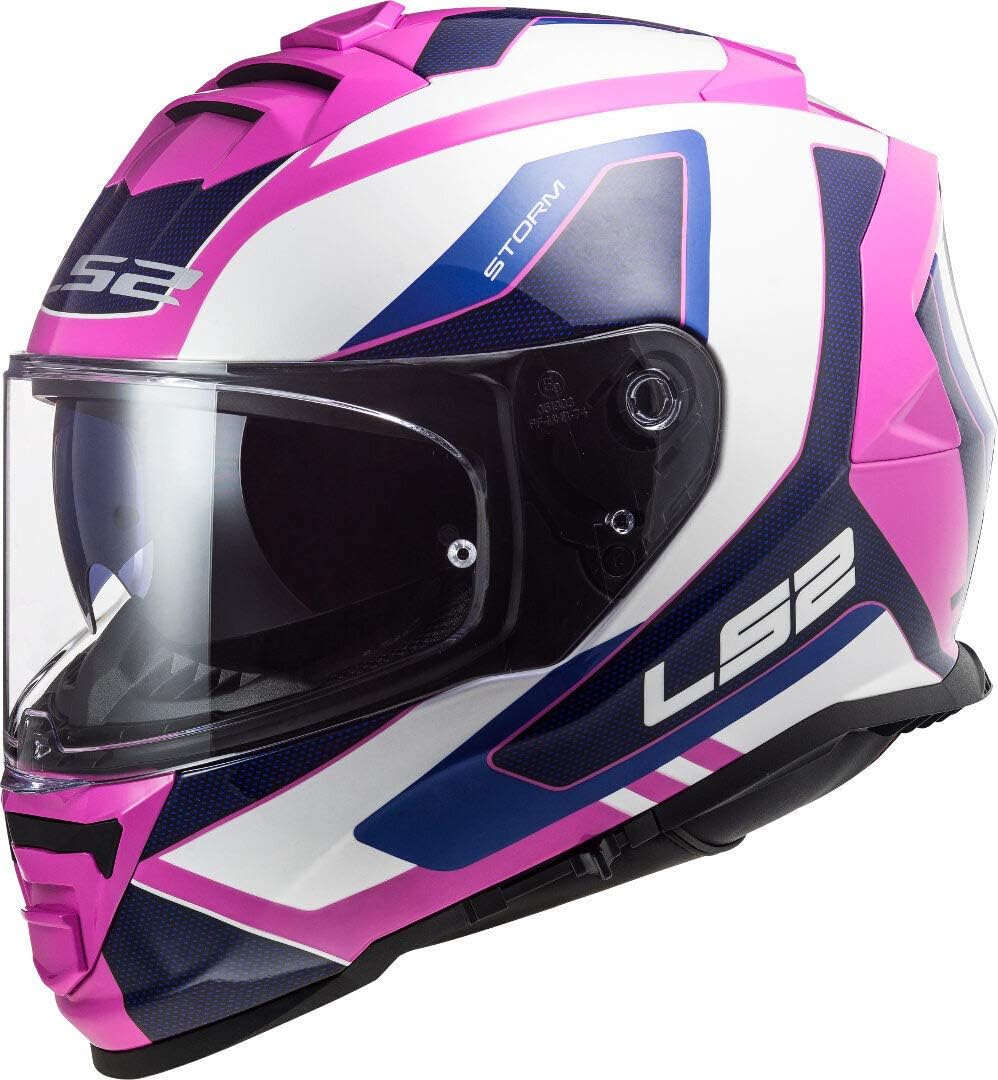CASCO LS2 FF 800 STORM TECHY WHITE PINK