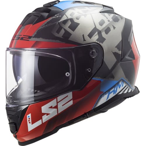 CASCO LS2 FF 800 STORM SPRINTER NEGRO ROJO TITANIO
