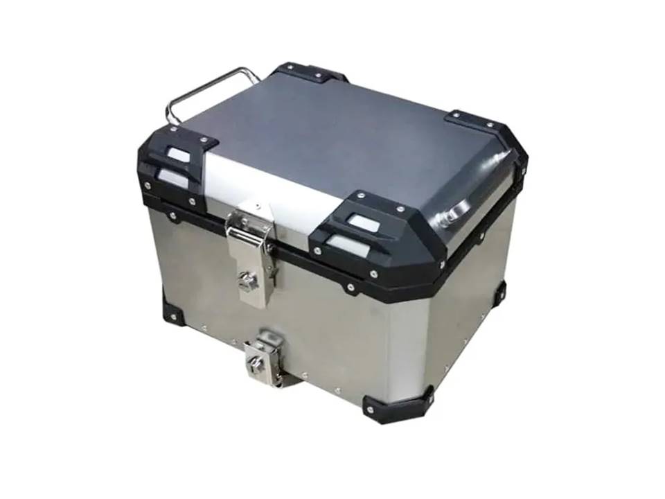 MALETA TOP CASE ALUMINIO KMA E-70 GRIS