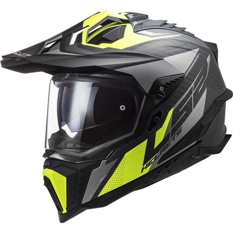 CASCO LS2 MX701C EXPLORER FOCUS TITANIO AMARILLO MATTE