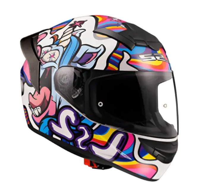 CASCO LS2 FF 352 EVO BUBBLE BLANCO