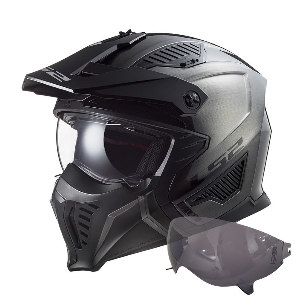 CASCO LS2 OF 606 DRIFTER JEANS TITANIO