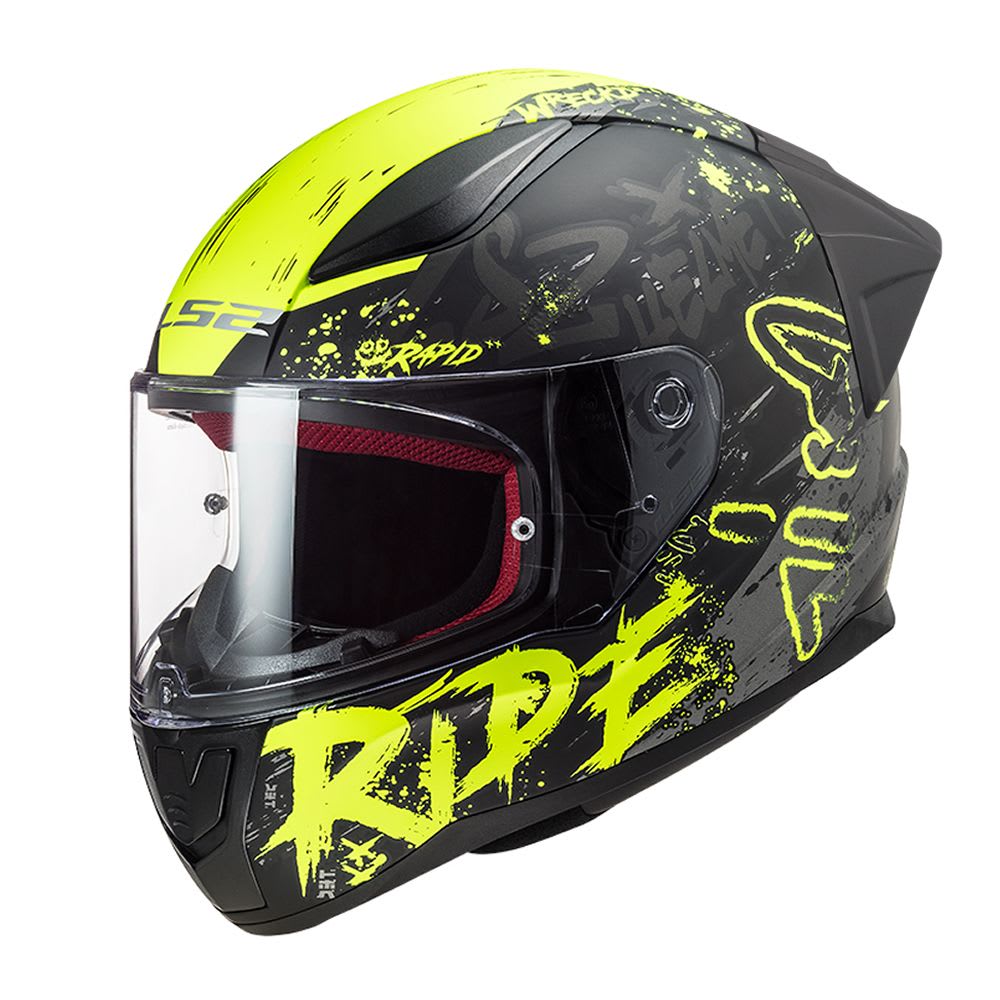CASCO LS2 FF 353 EVO RAPID NAUGHTY NEG AMA MATTE