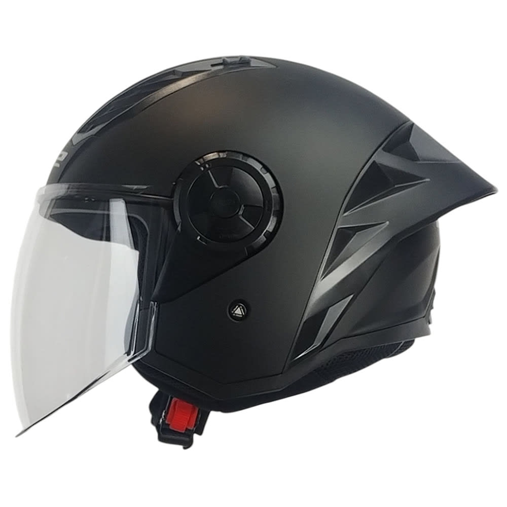 CASCO ABIERTO LS2 OF616 AIRFLOW II NEGRO MATTE