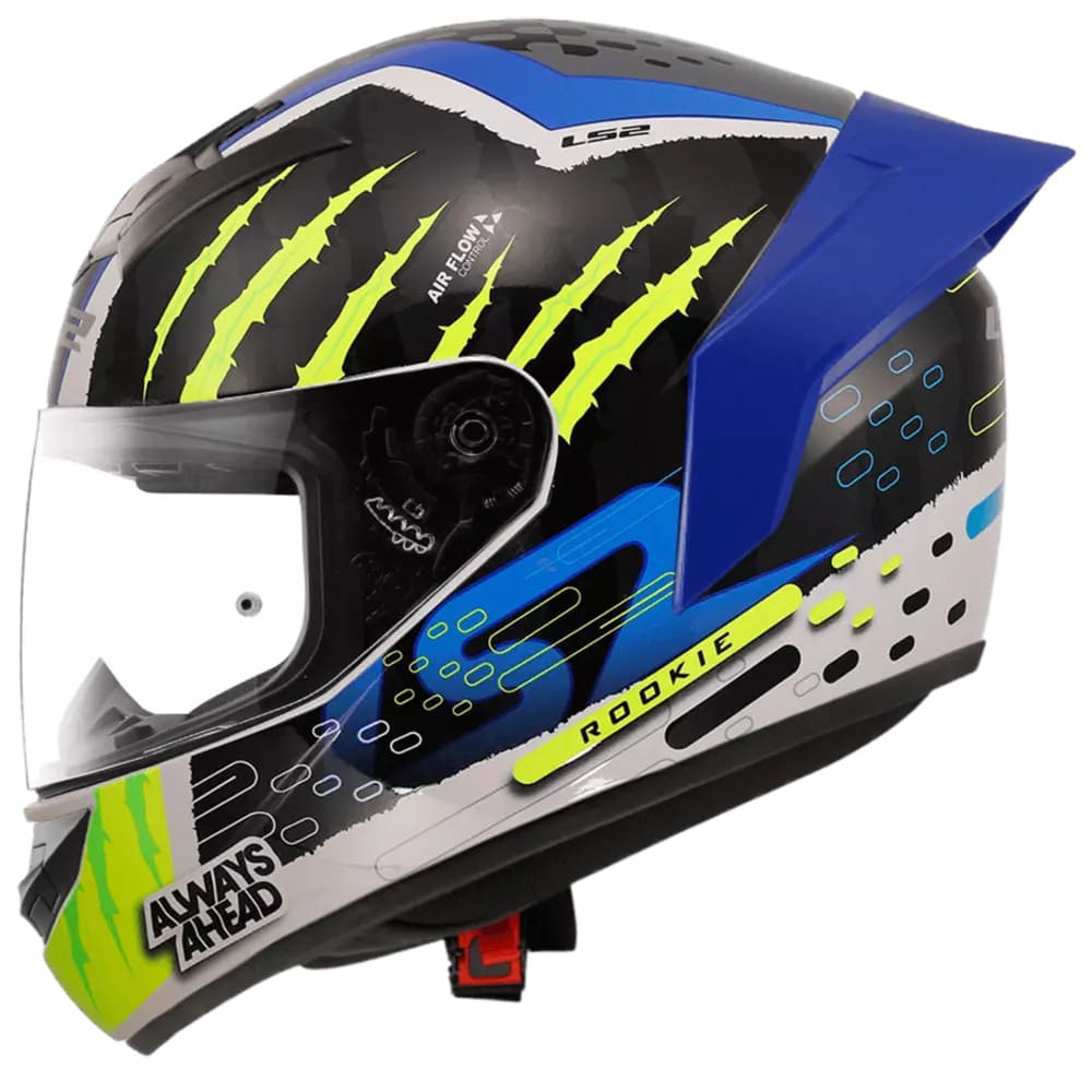 CASCO LS2 FF 352 EVO SKAR NEGRO AZUL