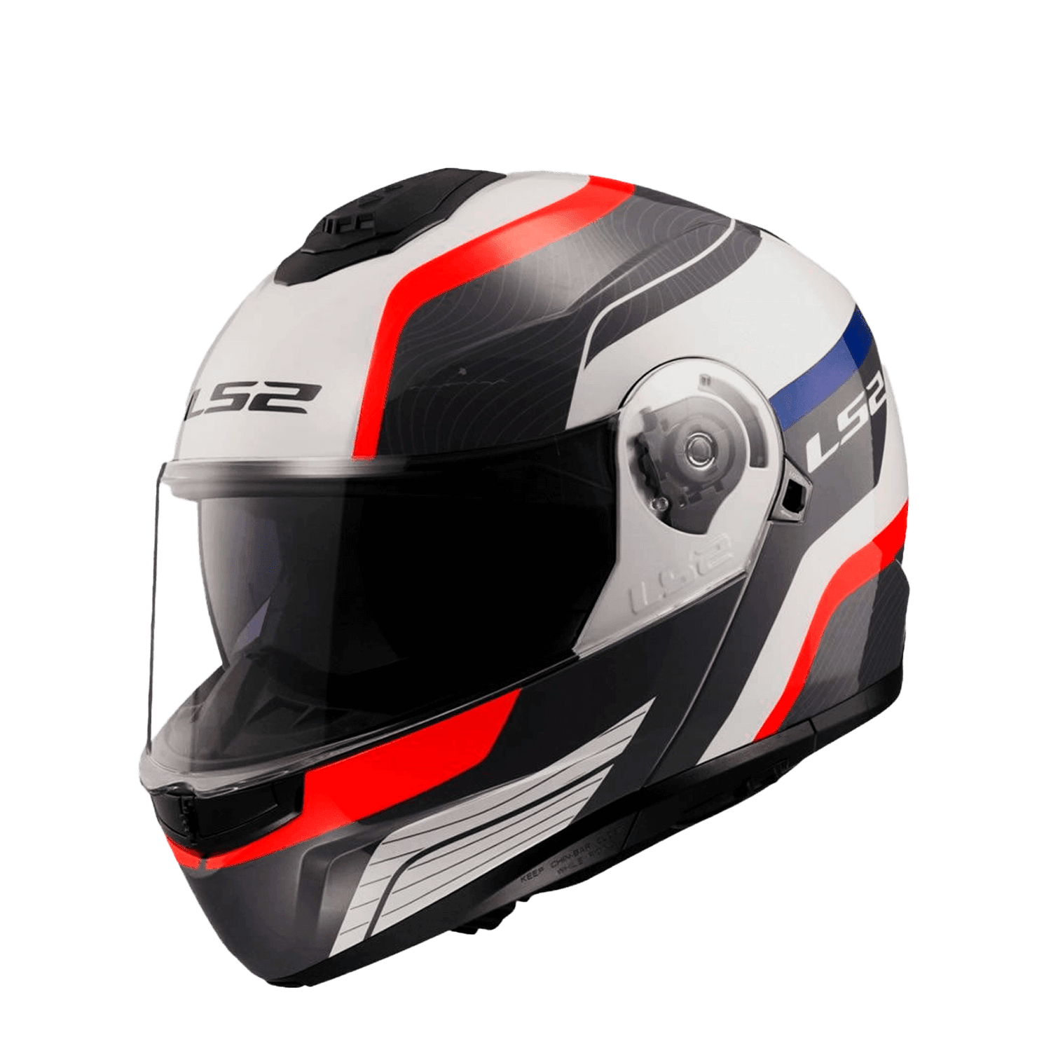 CASCO LS2 FF908 STROBE II MONZA NEGRO BLANCO ROJO