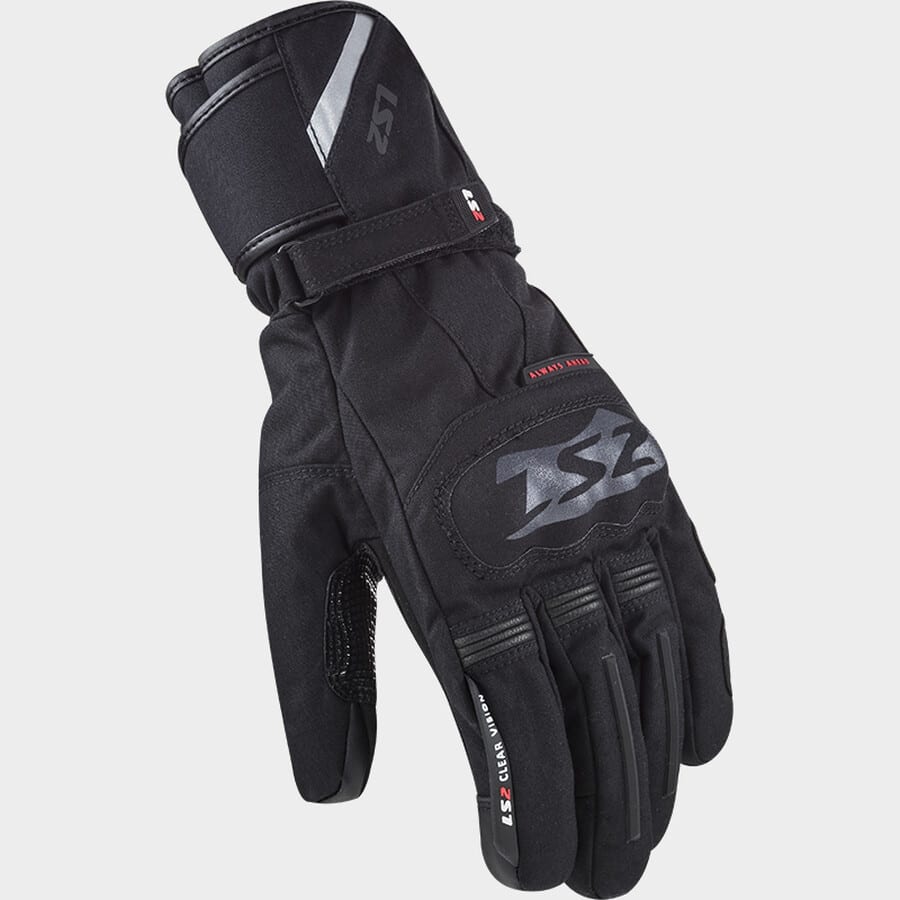 GUANTE LS2 SNOW NEGRO