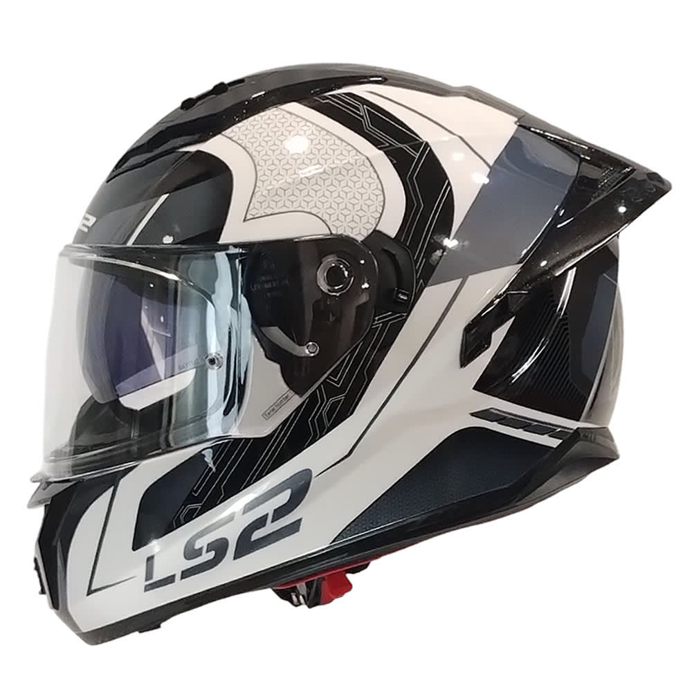 CASCO LS2 FF806 FUSION NEXUS BLANCO NEGRO