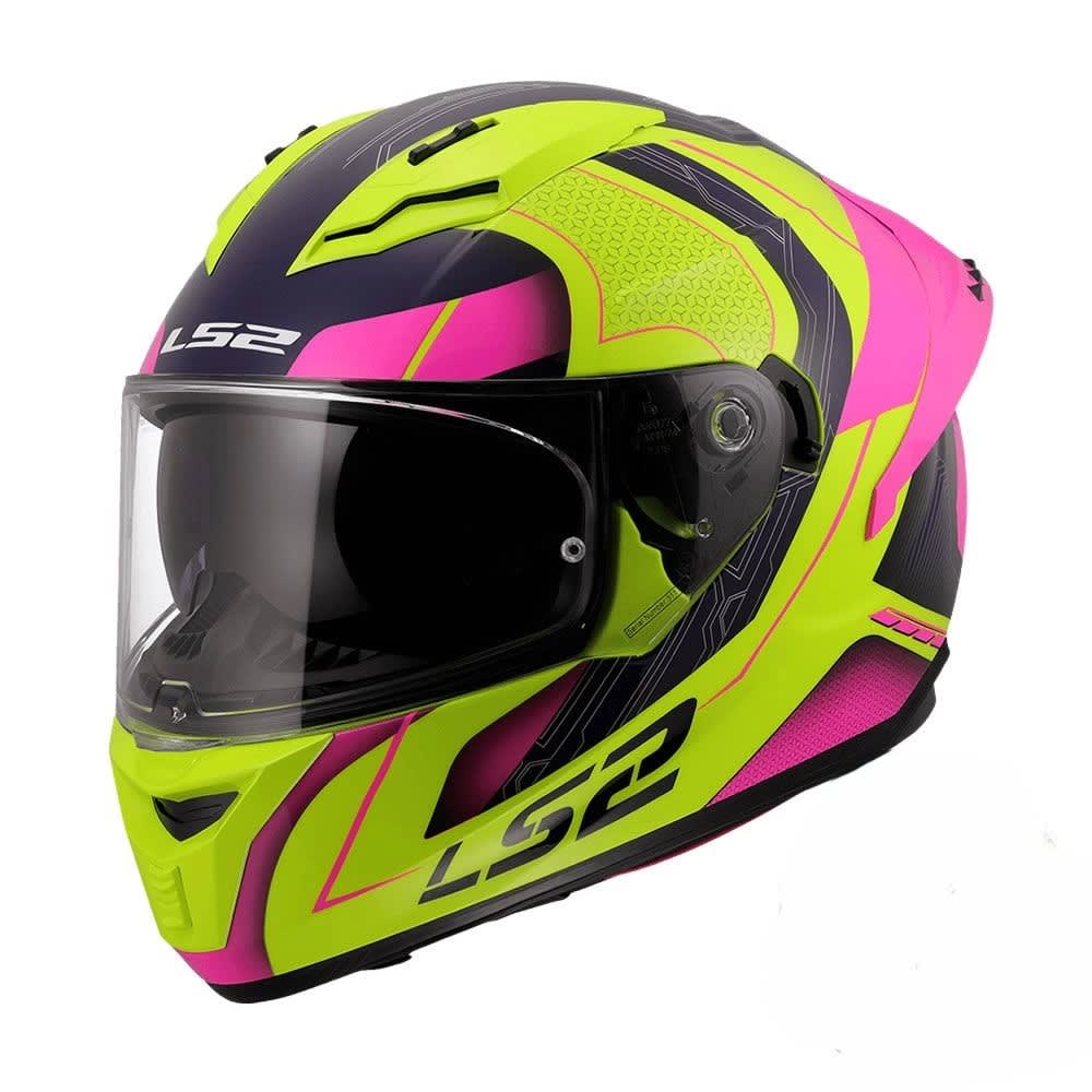 CASCO LS2 FF806 FUSION NEXUS AMARILLO ROSA