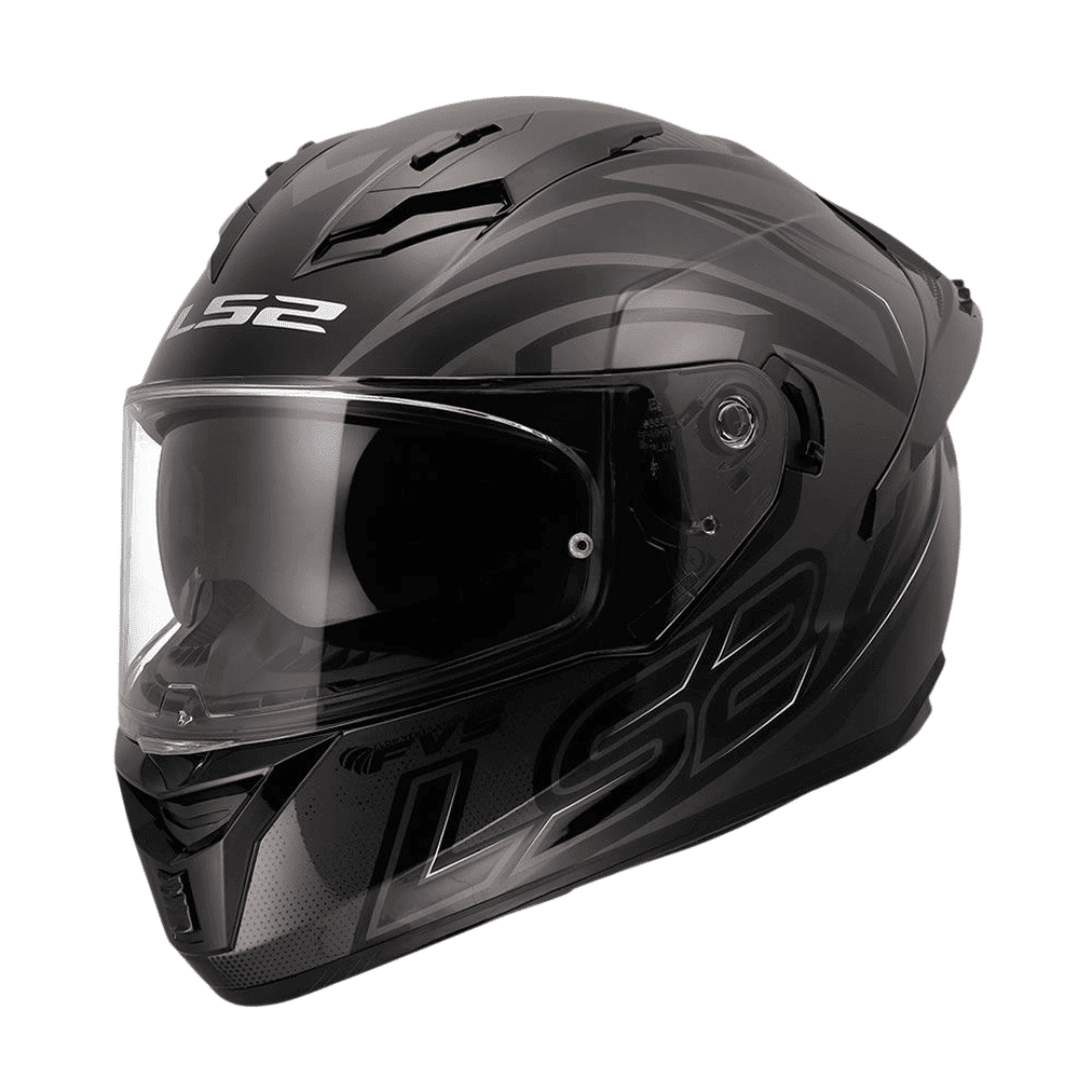 CASCO LS2 FF806 FUSION STINGULAR NEGRO GRIS MATE