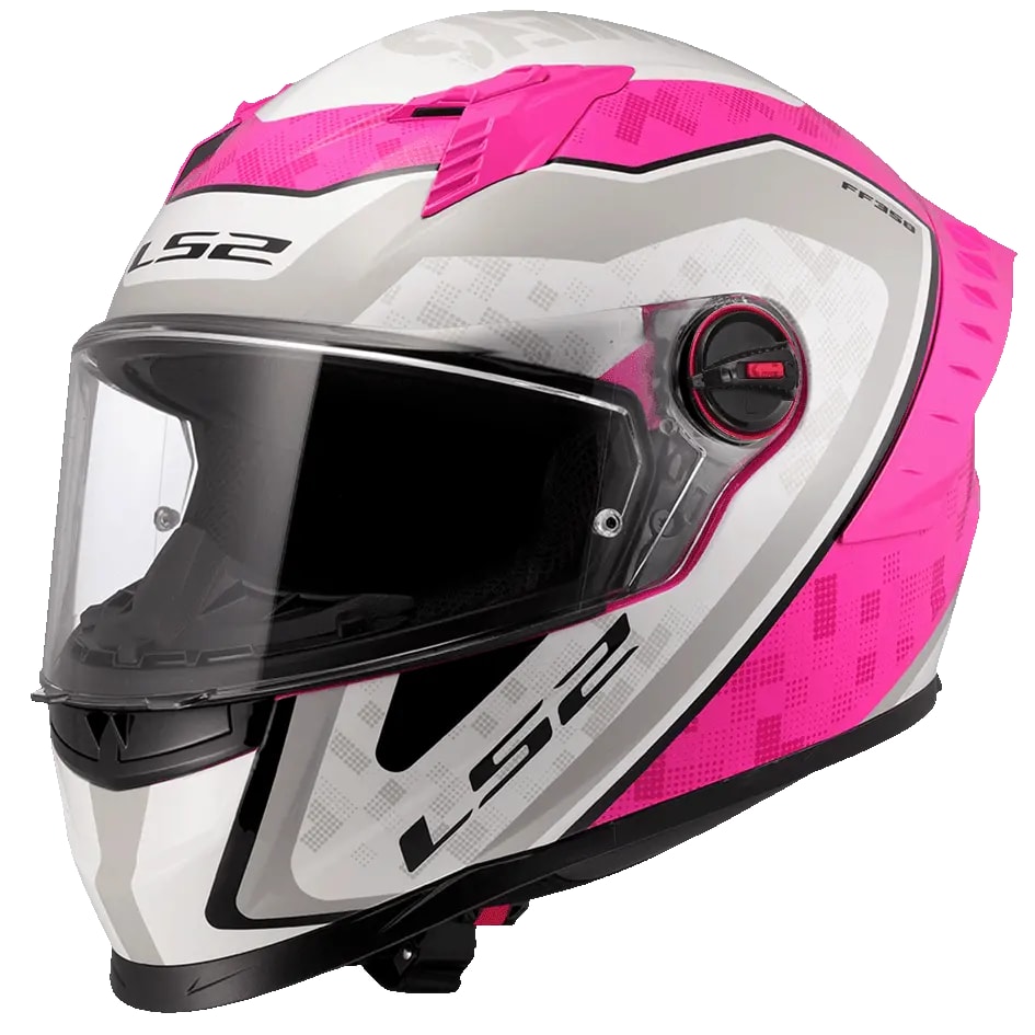 CASCO LS2 FF816 COSMOS STRIKE ROSA GRIS