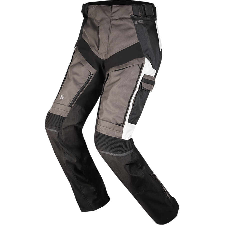 PANTALON LS2 NORWAY NEGRO GRIS