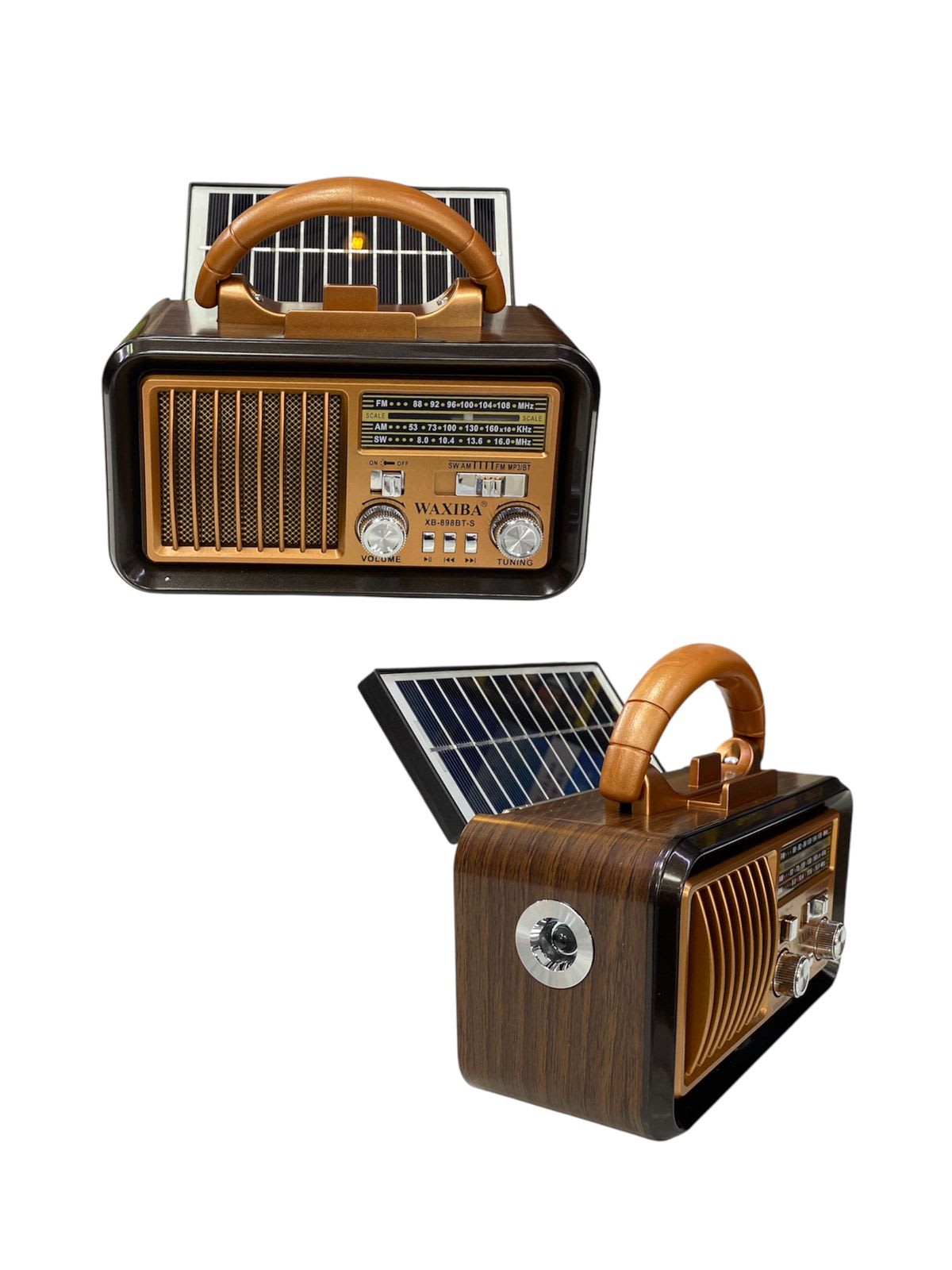 XB-898BT-S RADIO VINTAGE SOLAR Y RECARGABLE