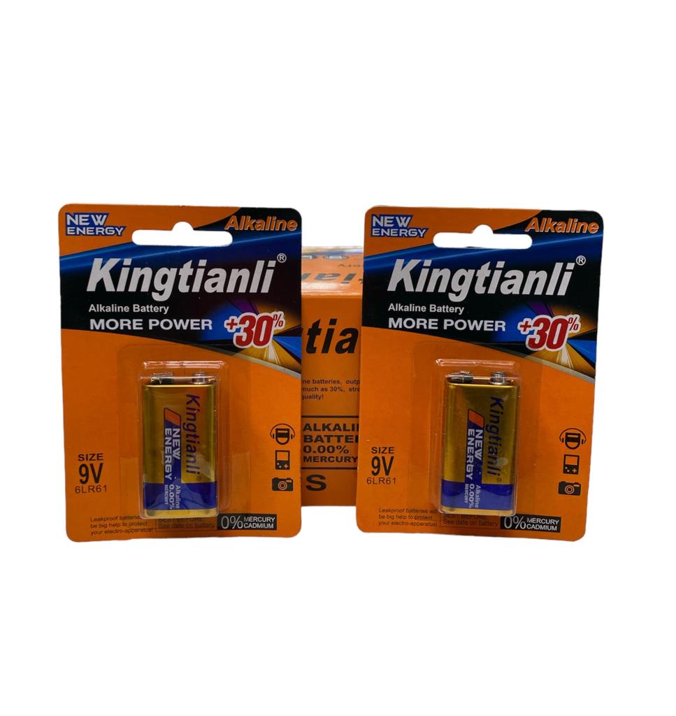2027 BATERIAS ALKALINA 9V KINGTIANLI BLISTER