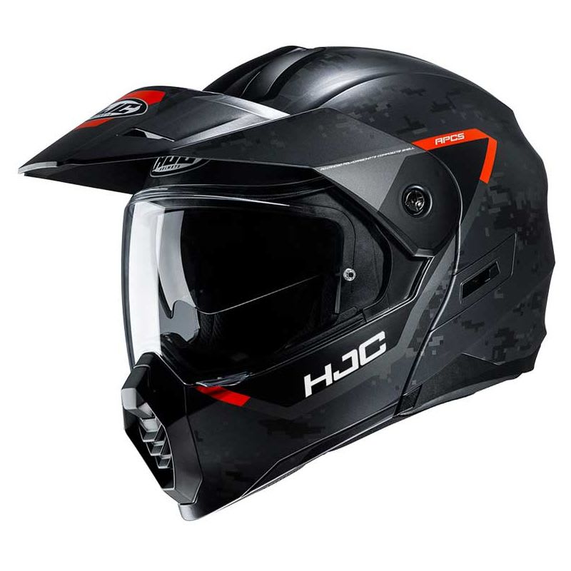 CASCO HJC C80 BULT MC7SF NEGRO/ROJO LAVA