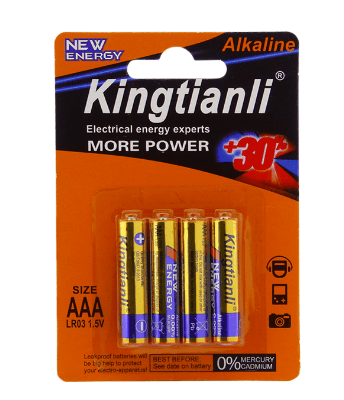 224023 PILA AAA KINGTIANLI SET X 4 ALKALINE