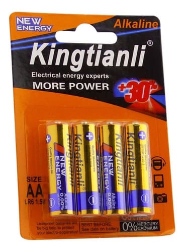 ELEC 224047 PILA AA KINGTIANLI SET X 4 ALKALINE