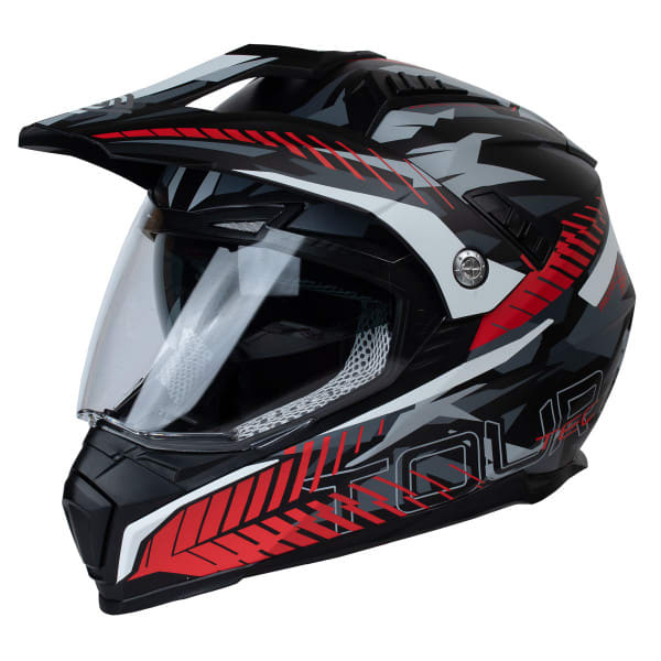 CASCO FASEED 606 SYT MULTI NEGRO ROJO