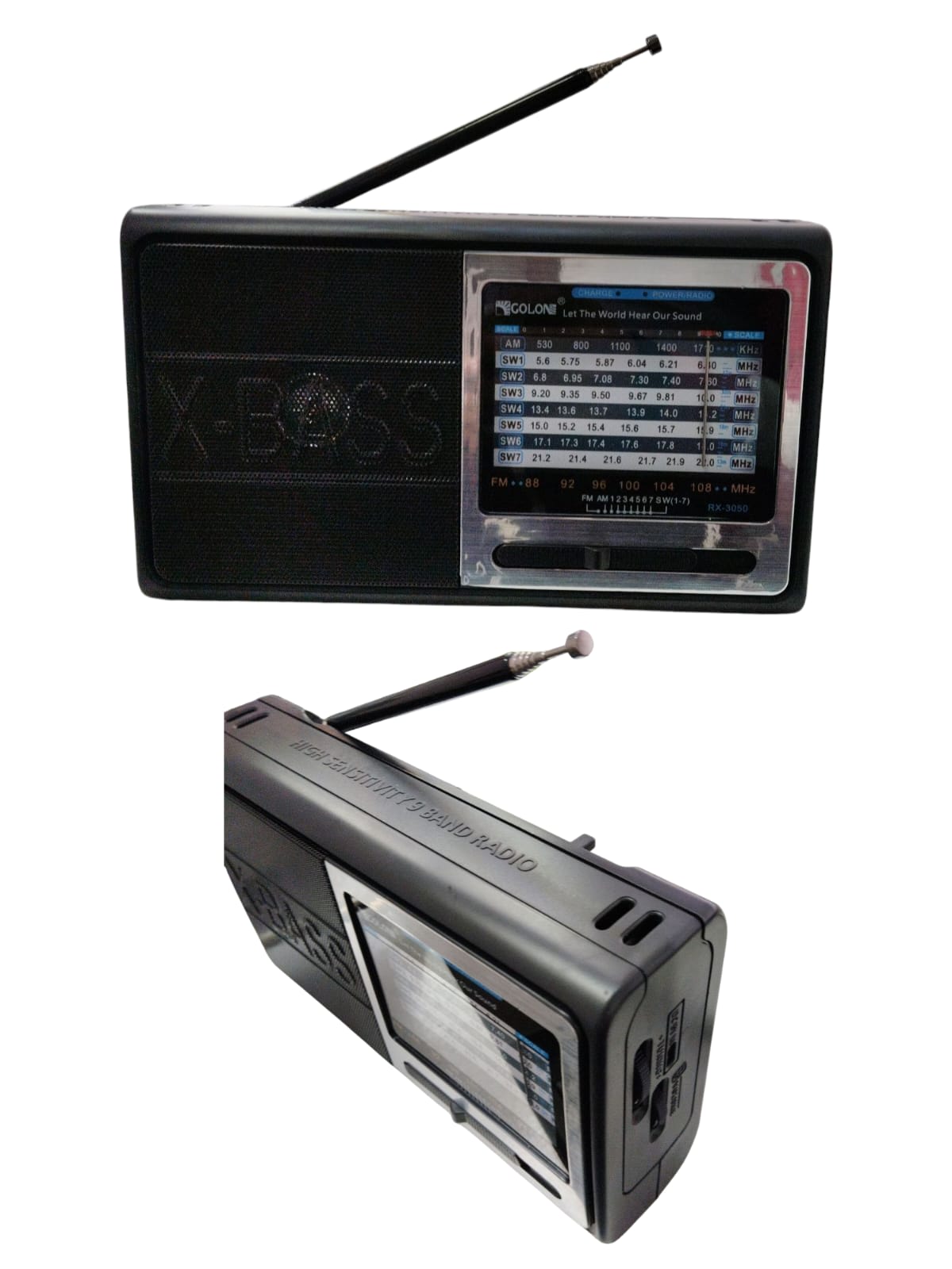 ZLC-23328 RADIO A PILA AM/FM RECARGABLE