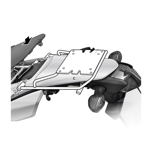 ANCLAJE TOP CASE SHAD HONDA CRF 250L