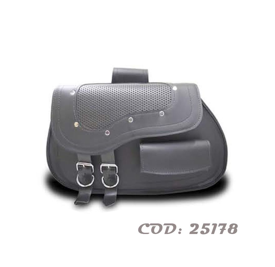 ALFORJAS CUERINA 10 LTS JO C/PORTA HERR TIPO 2