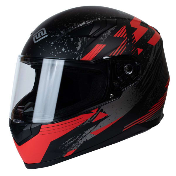 CASCO FASEED 816 RYH MATE NEGRO ROJO