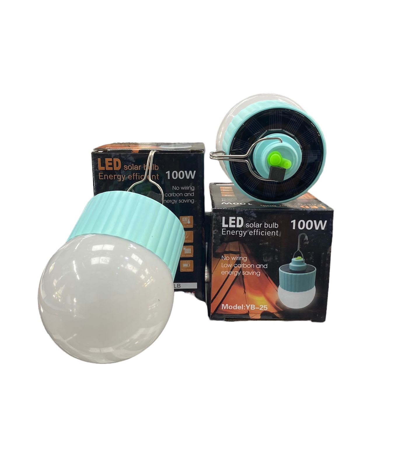 ELEK 2731010 AMPOLLETA SOLAR RECARGABLE 100W YB-25